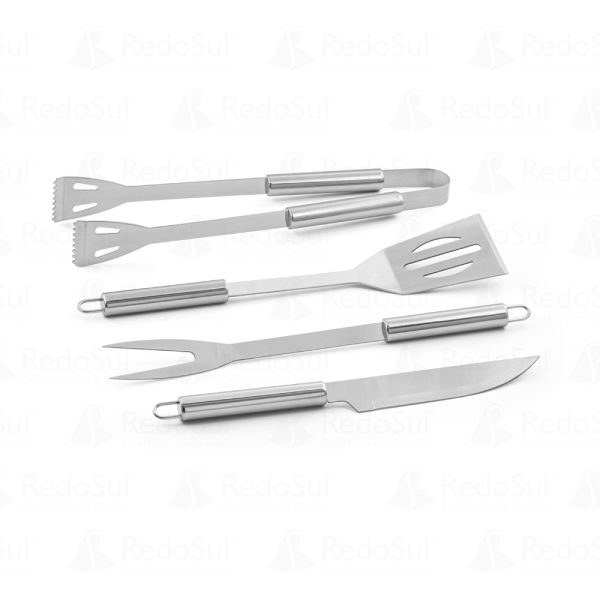 Kit Churrasco Personalizado 4 Peças Kit Churrasco Personalizado 4 Peças